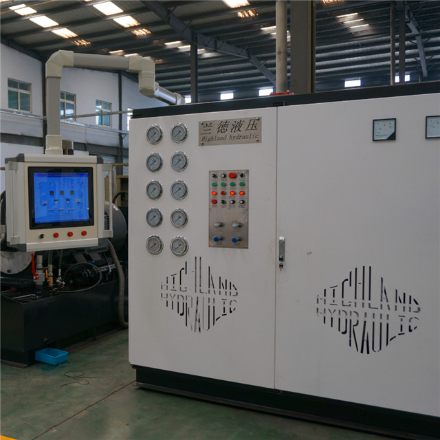 液压元件综合试验台可测试不同型号的液压泵马达